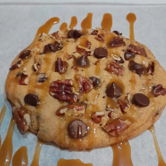 Big Gourmet Chocolate Chip Cookie Pecans & Caramel